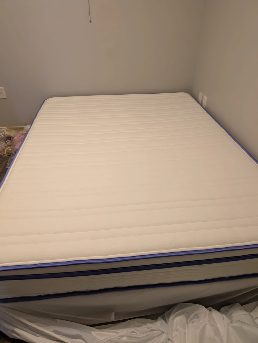 White and Blue Striped Mattress - photo 4