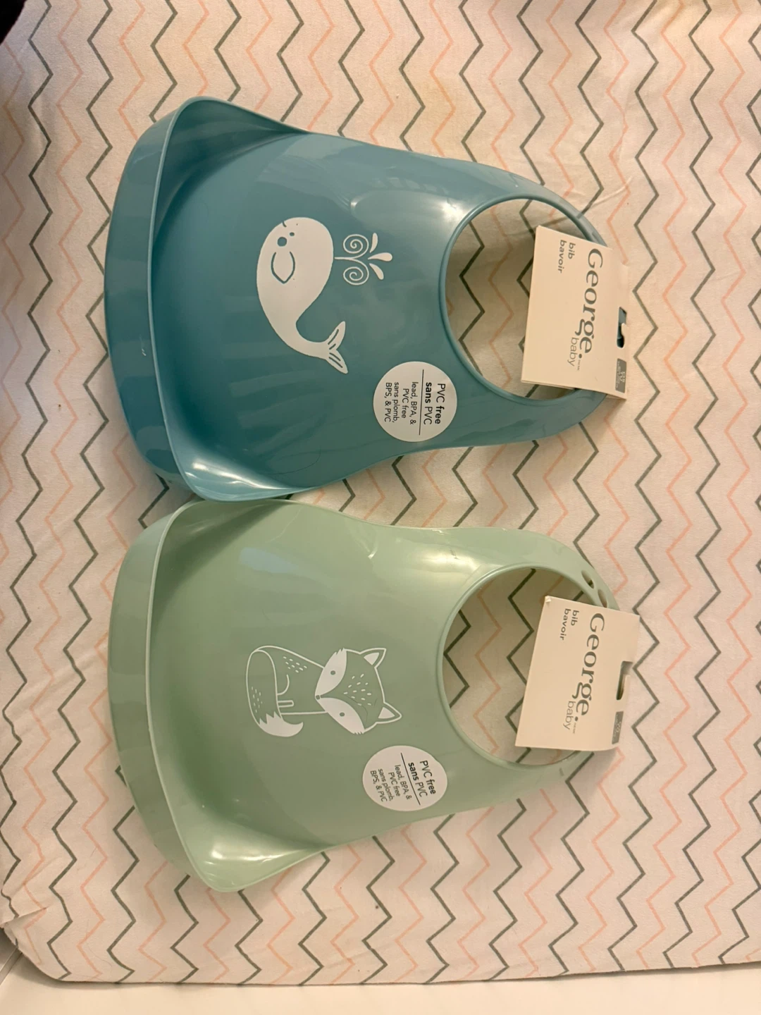 George Baby Bibs - 2 Pack