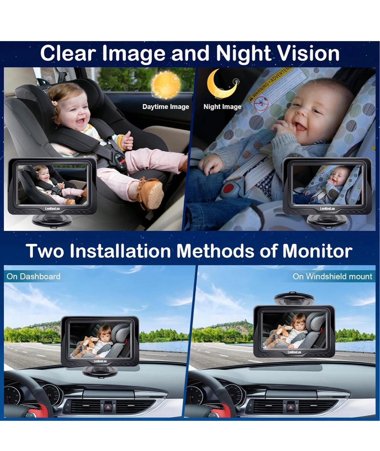 Baby Car Camera with 4.3" Screen B35 - photo 5