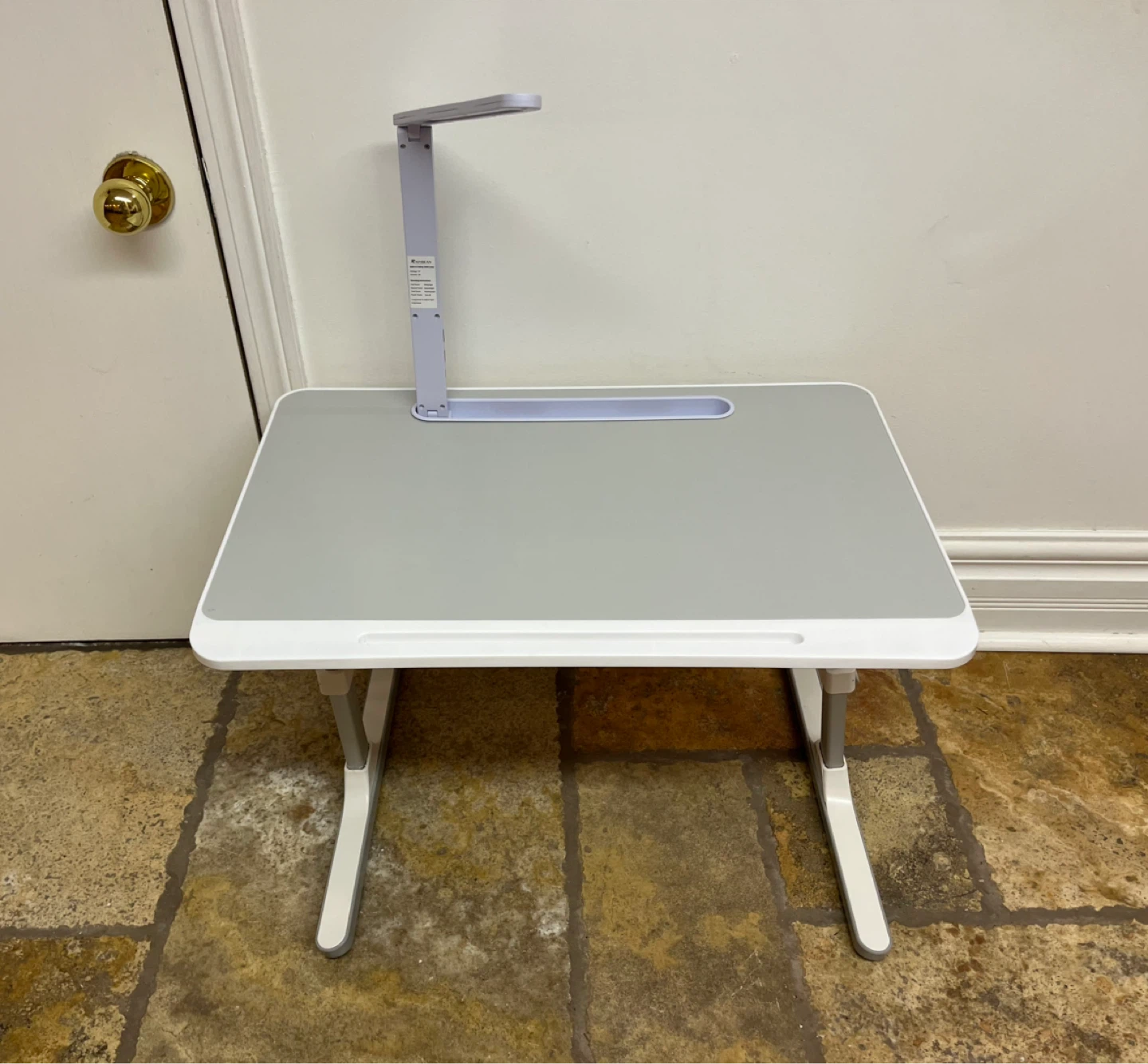 Portable Laptop Desk with Built-in Light