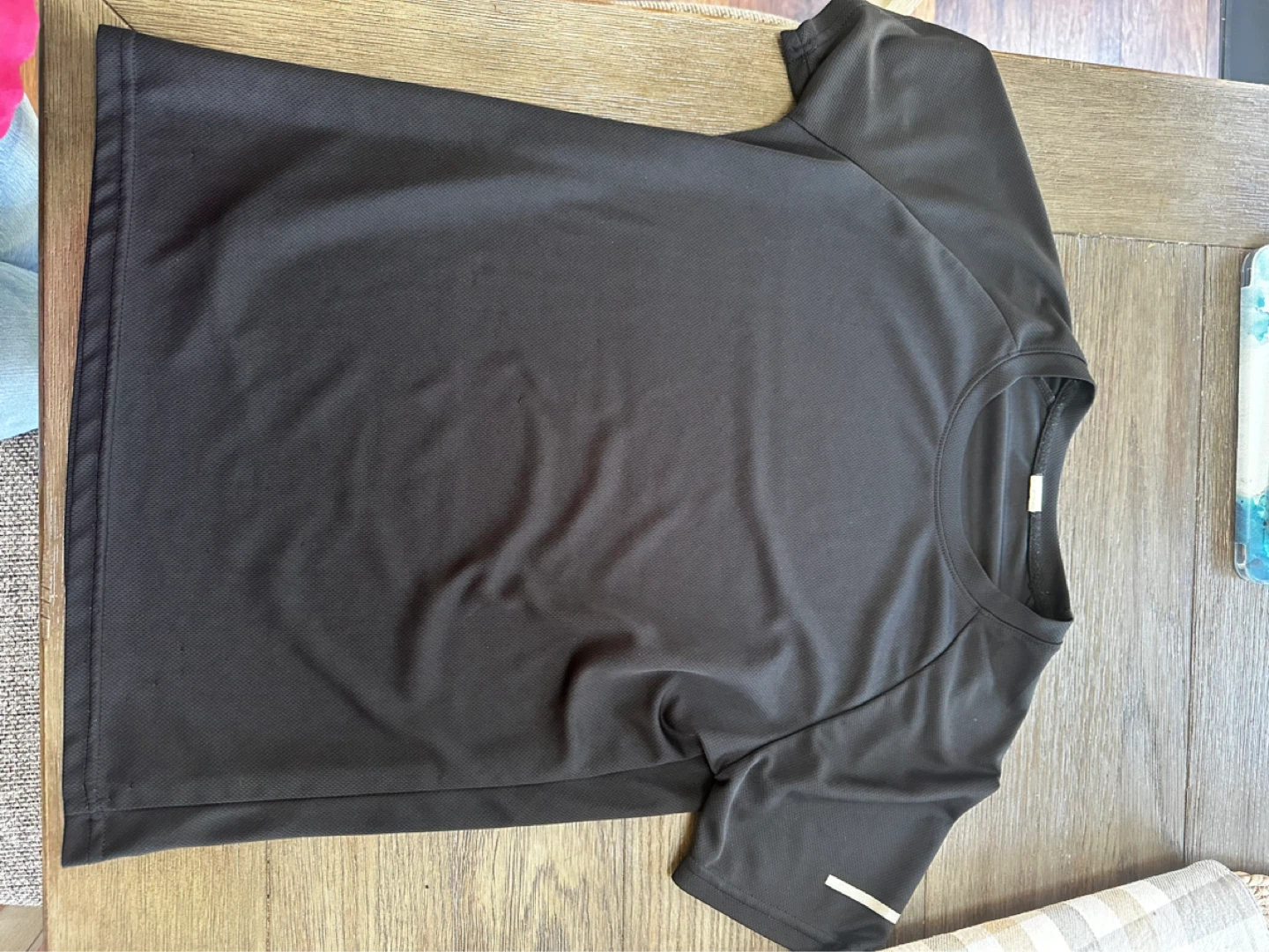 Black sport T-Shirt for men - photo 2