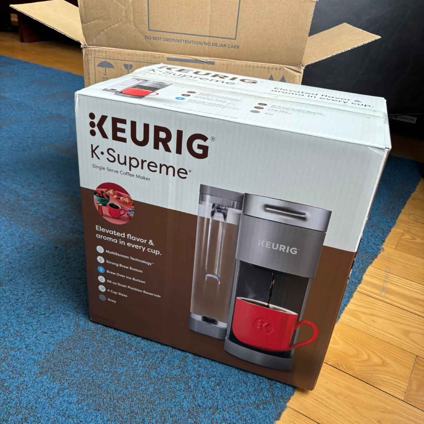 NEW Keurig K-Supreme Single Serve Coffee Maker - Gray