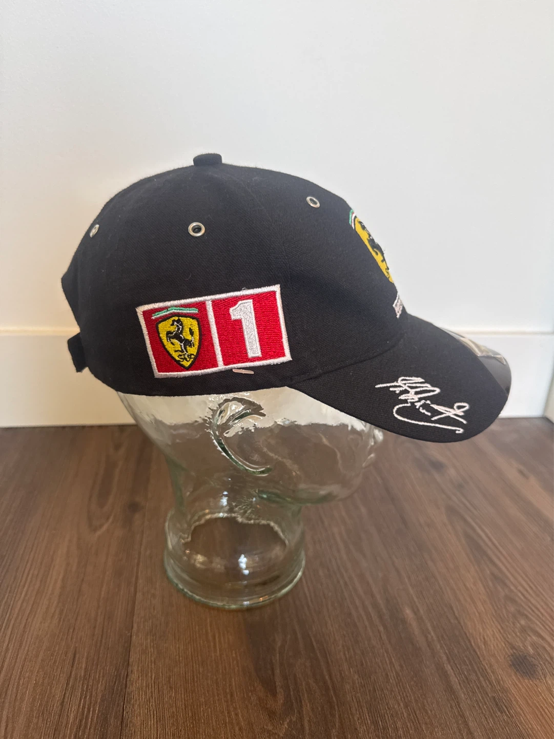 Ferrari Formula 1 Cap - Black with Shell & Vodafone Logos - photo 2