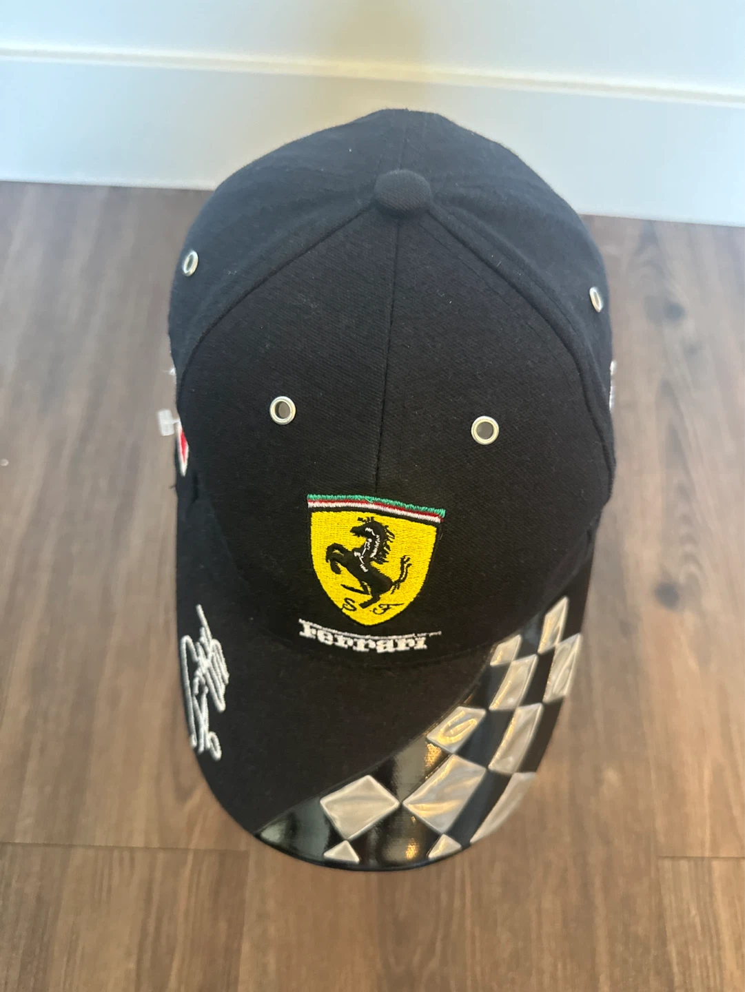 Ferrari Formula 1 Cap - Black with Shell & Vodafone Logos - photo 5