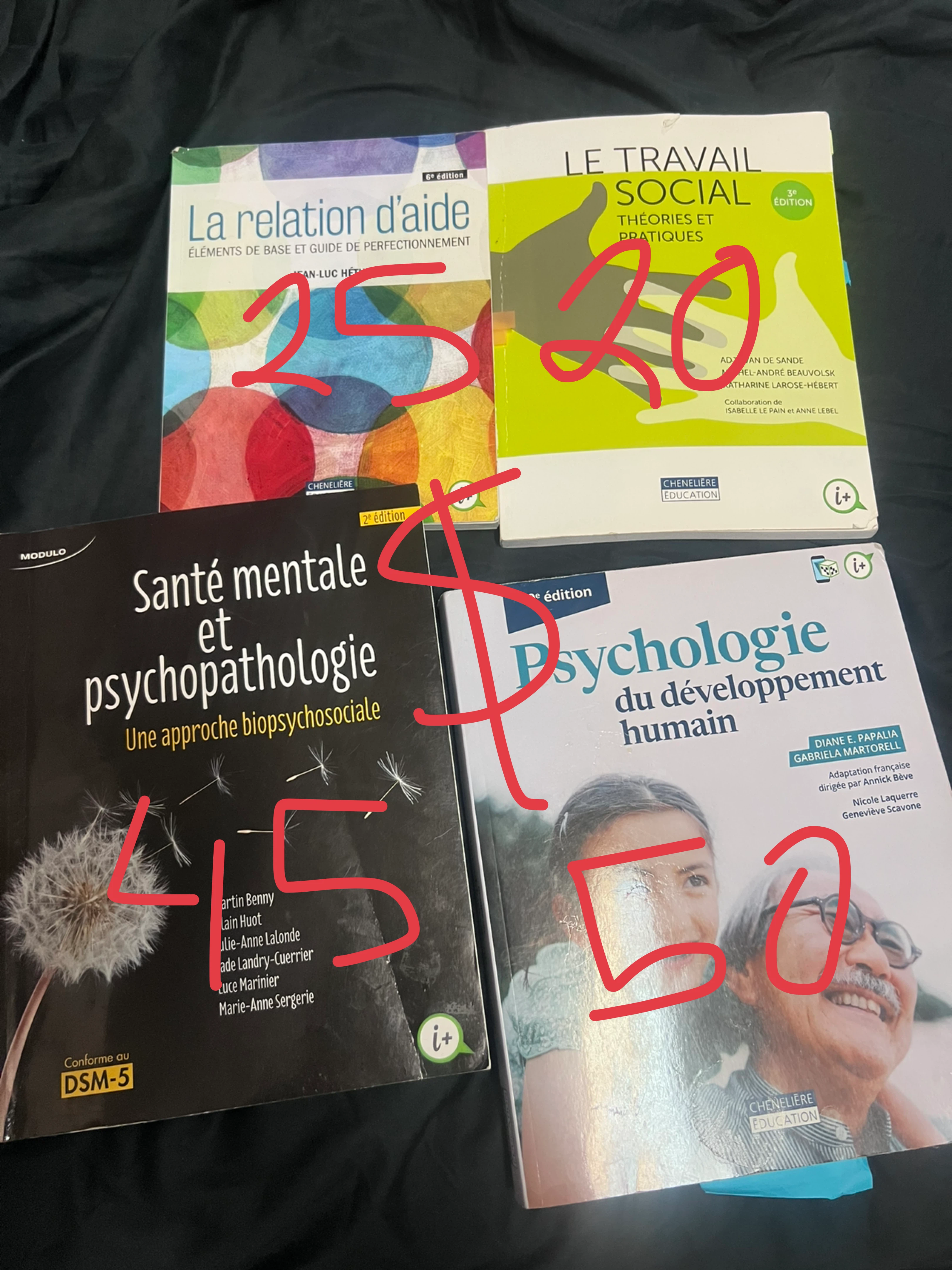 Set of 4 Psychology Textbooks
