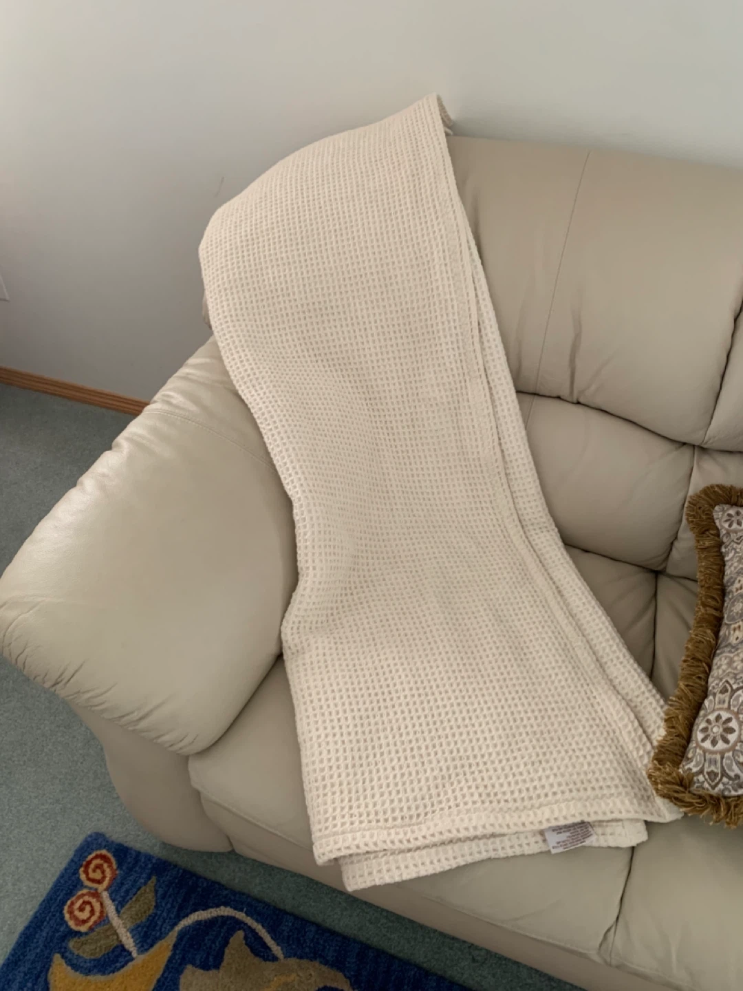 Waffle Knit Throw Blanket