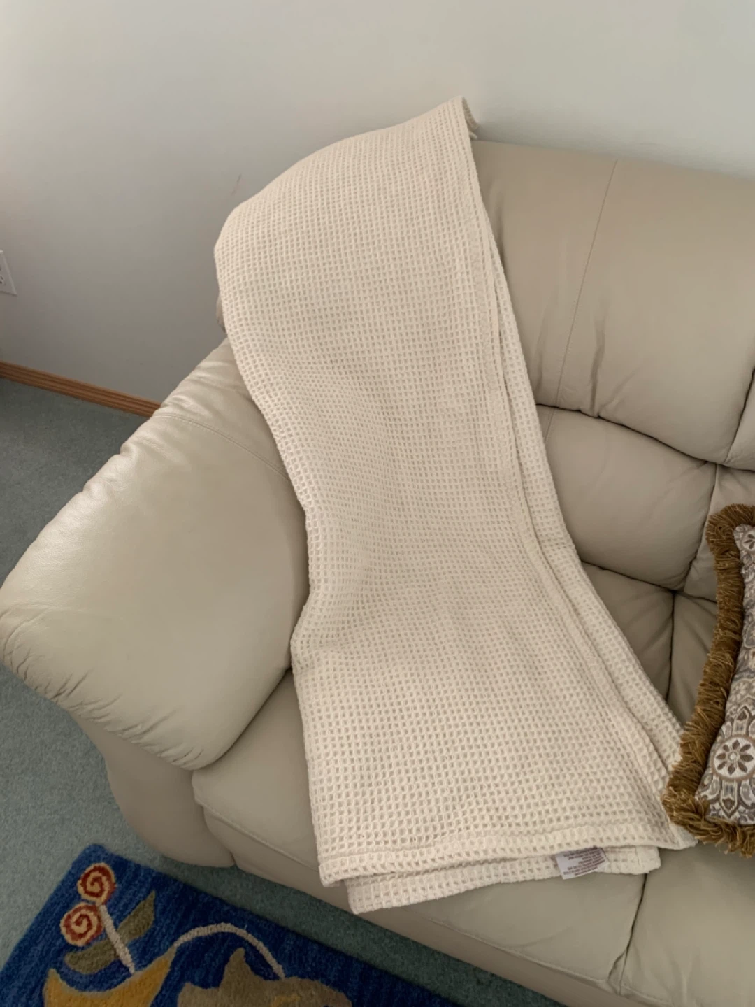 Waffle Knit Throw Blanket - photo 2