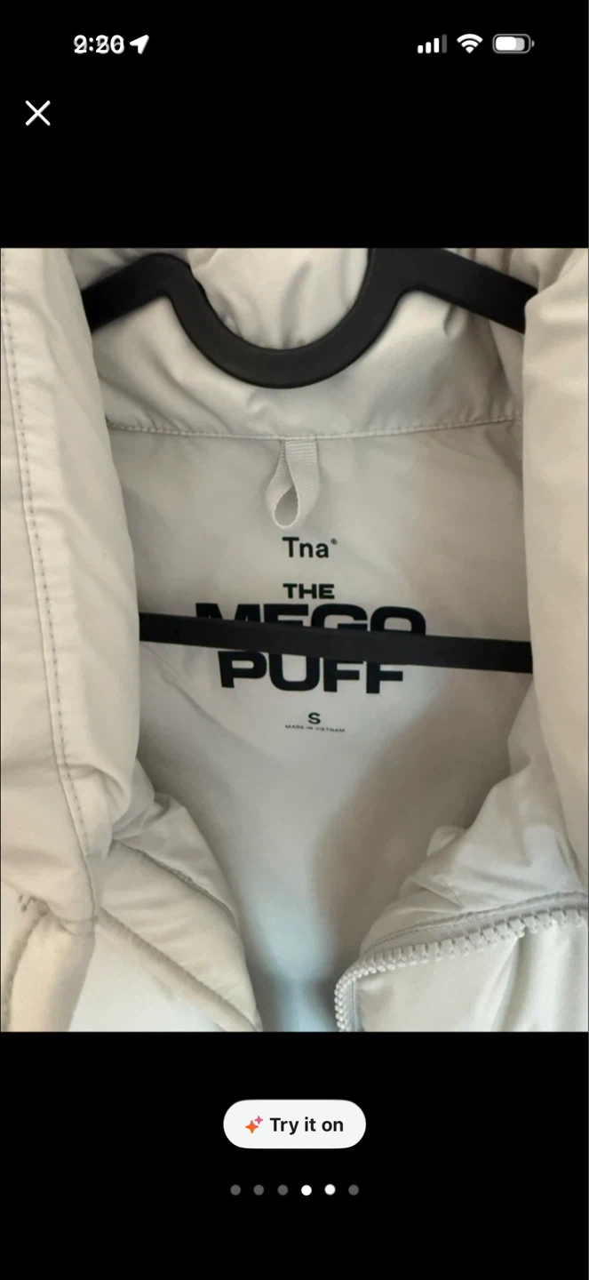 Tna The Mega Puff Vest Size S Aritzia - photo 2