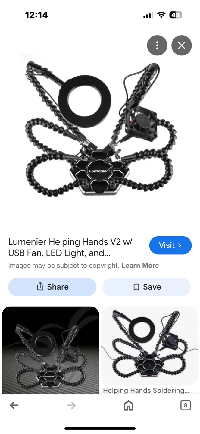 Lumenier Helping Hands V2 Soldering Station