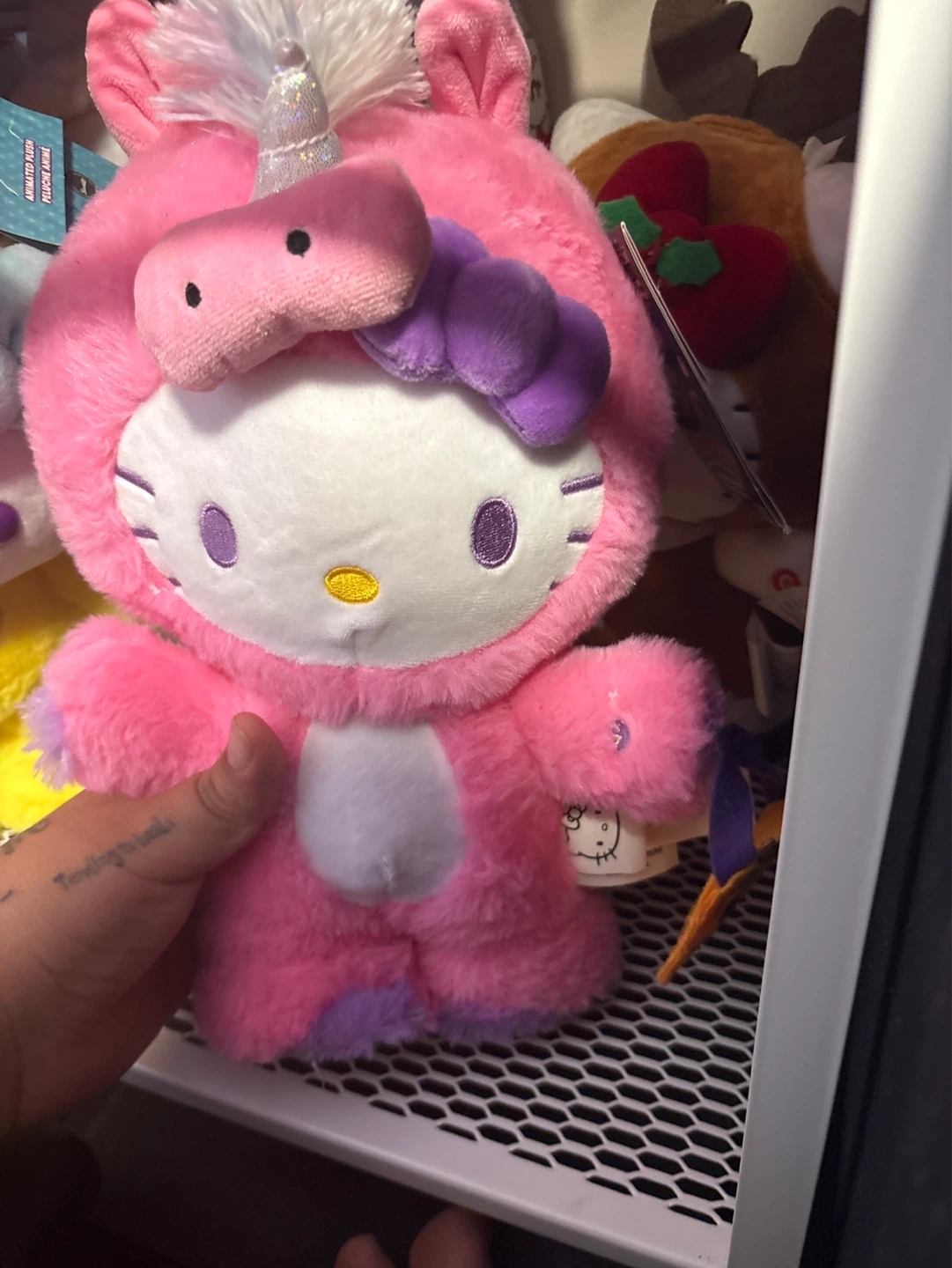 Hello Kitty Unicorn Plush Toy - Pink
