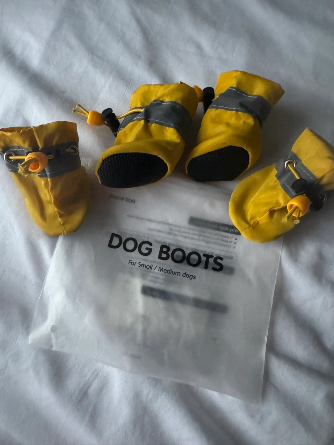 Yellow Dog Boots for Small/Medium Dogs - photo 3