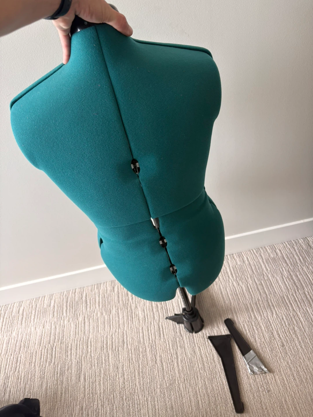 Teal Sewing Dress Form Mannequin with Stand - photo 2