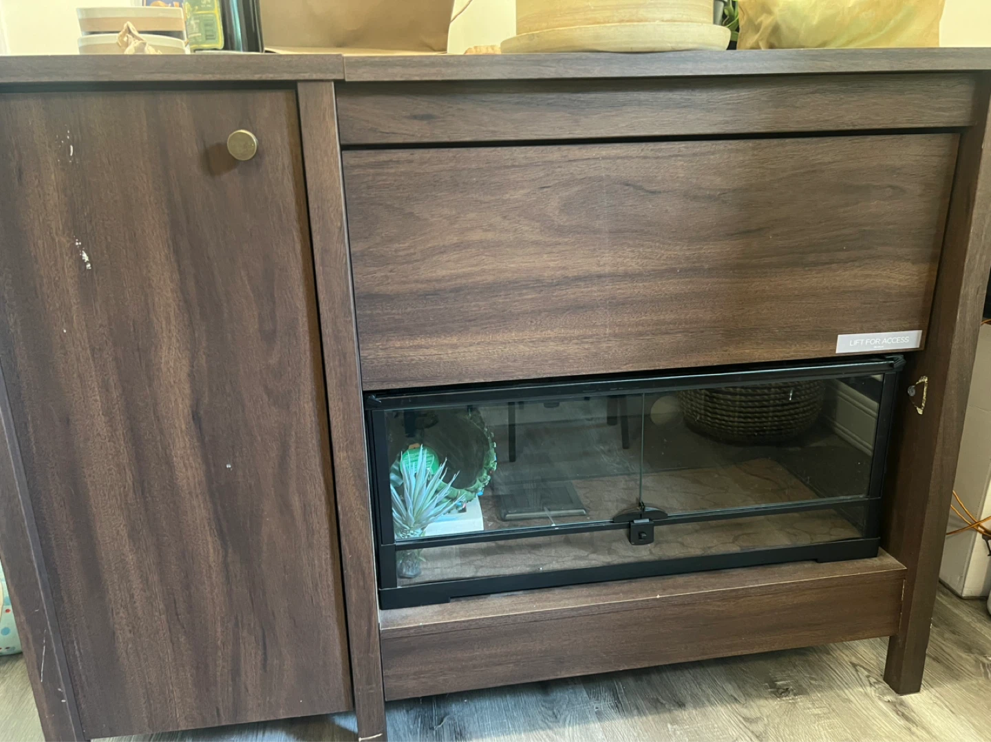 Nate + Jeremiah Universal Pet Habitat Console - Spiced Mahogany - photo 4