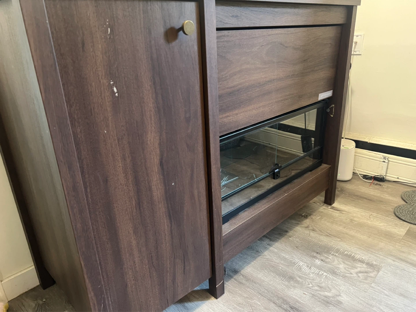Nate + Jeremiah Universal Pet Habitat Console - Spiced Mahogany - photo 3