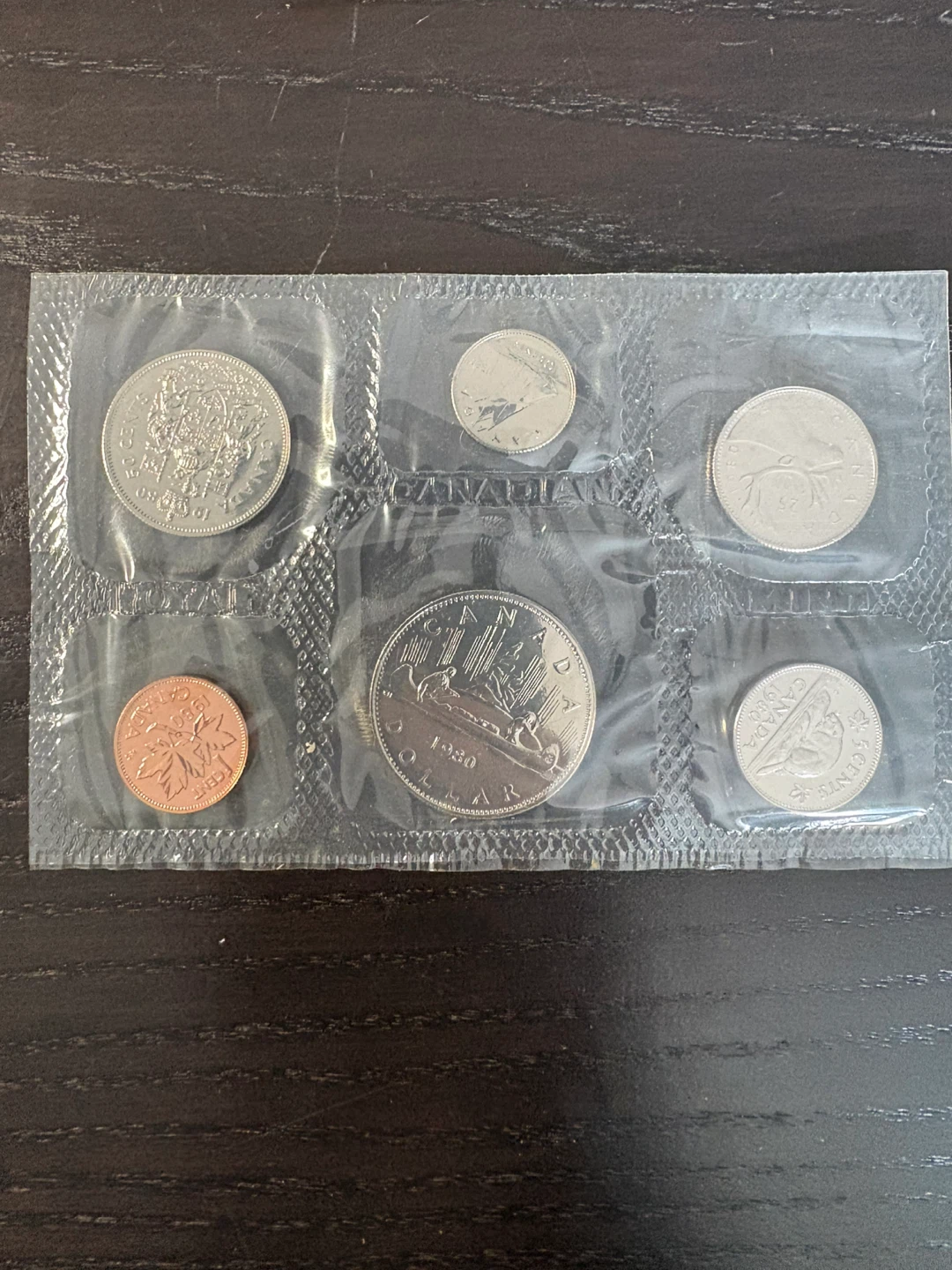 1980 Royal Canadian Mint Specimen Coin Set
