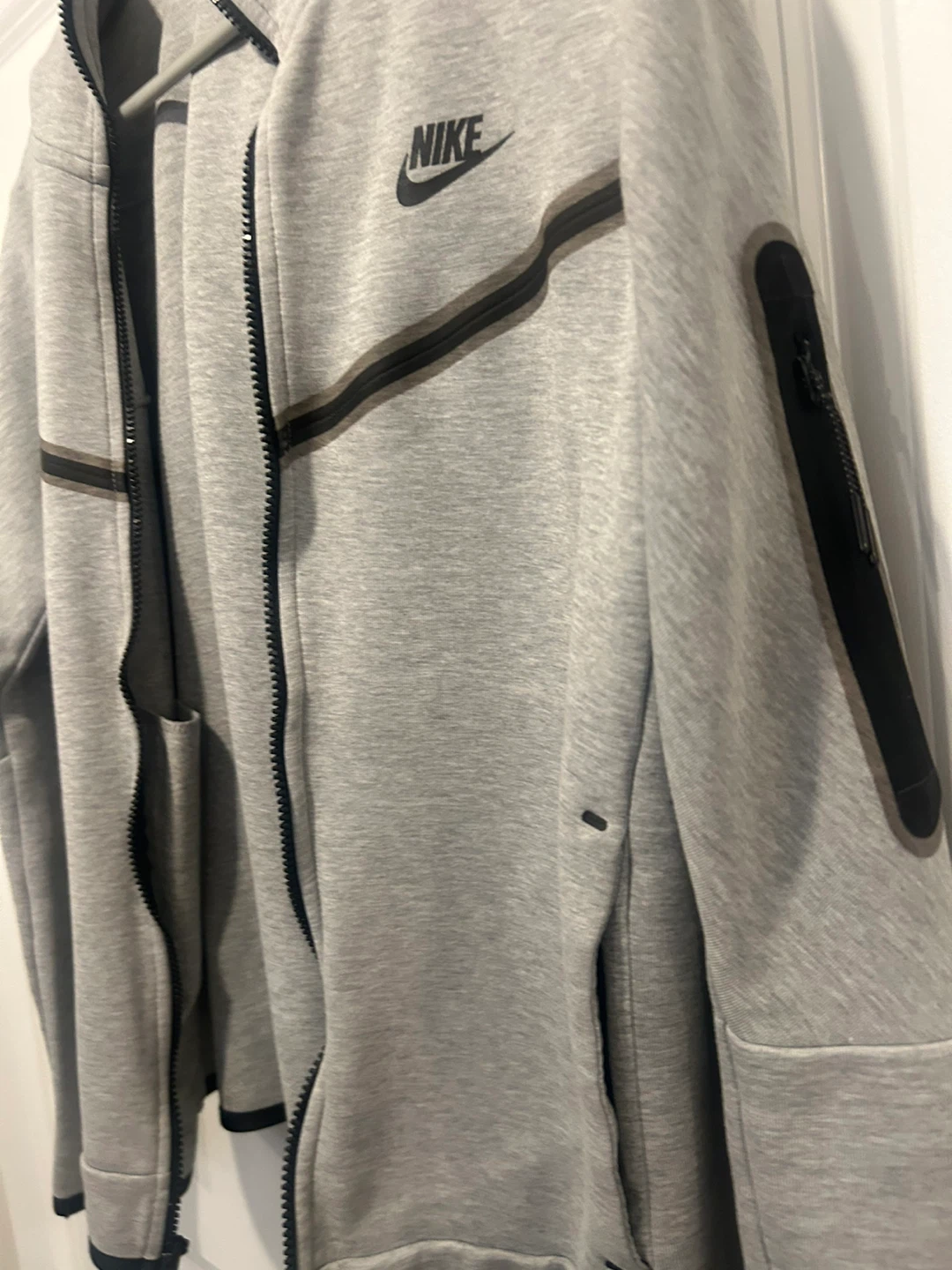 Nike Tech Fleece Full Zip Hoodie Grey Size M - photo 2