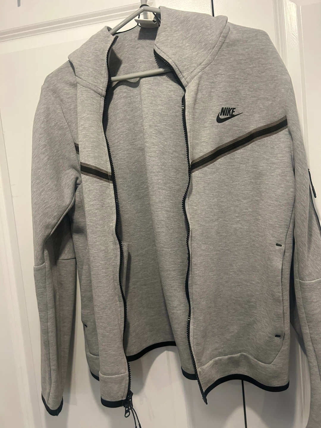 Nike Tech Fleece Full Zip Hoodie Grey Size M