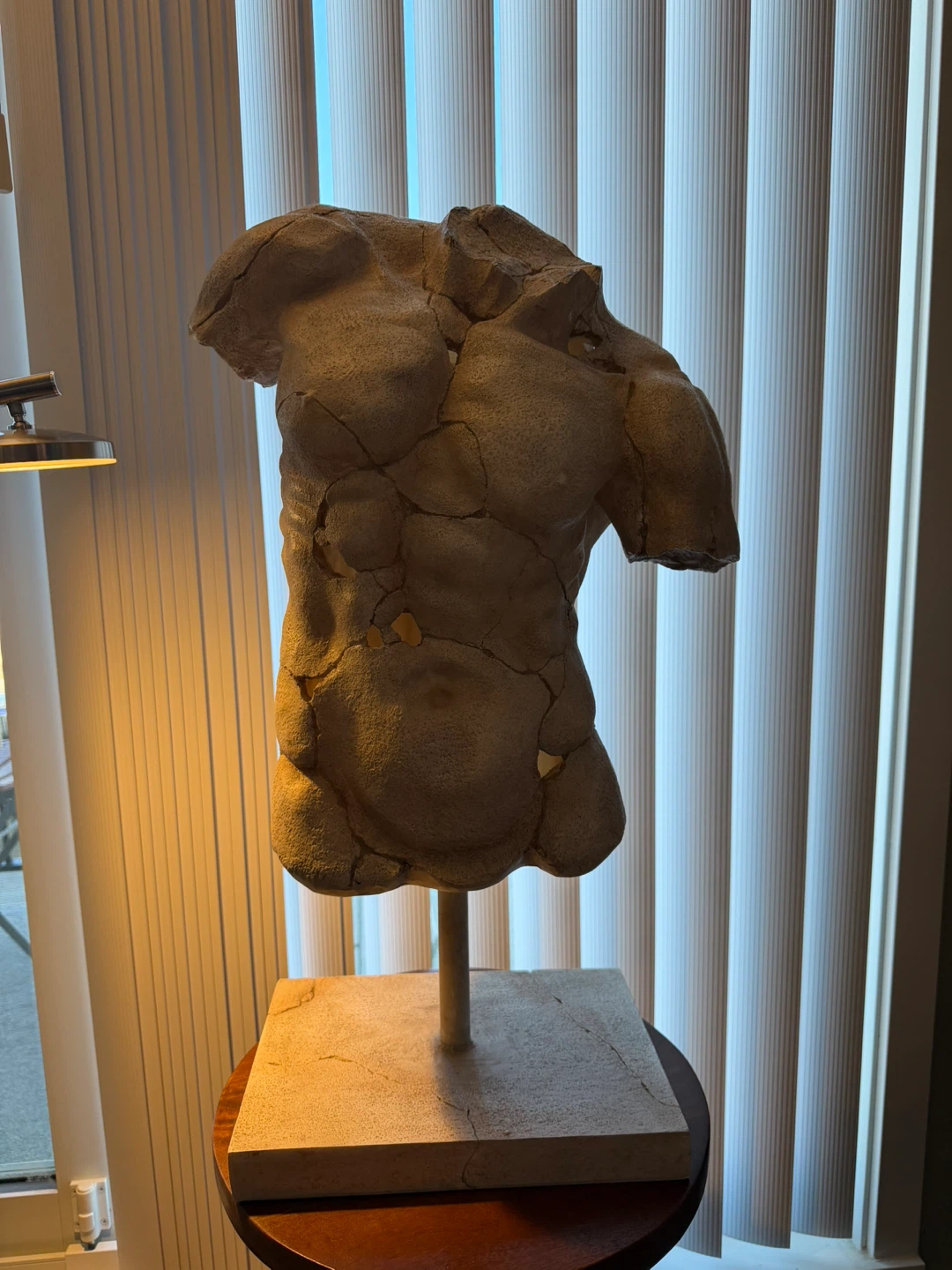 Sagebrook Home Resin Male Torso Sculpture