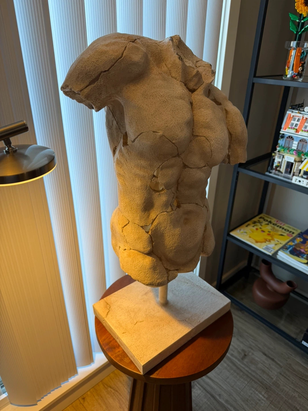 Sagebrook Home Resin Male Torso Sculpture - photo 3