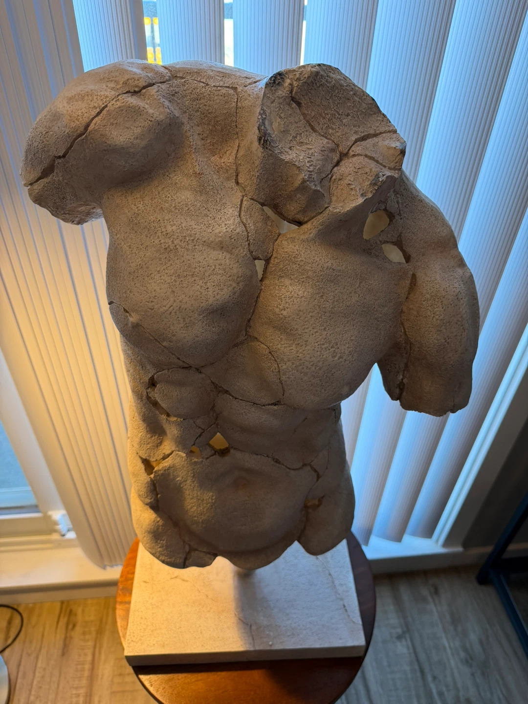 Sagebrook Home Resin Male Torso Sculpture - photo 2