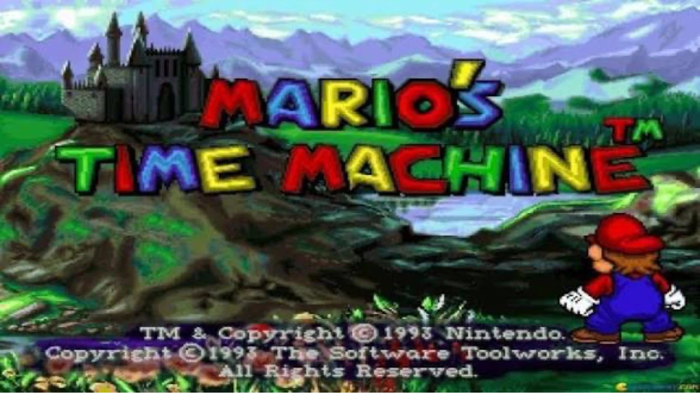 Mario's Time Machine Super Nintendo SNES Game - photo 2
