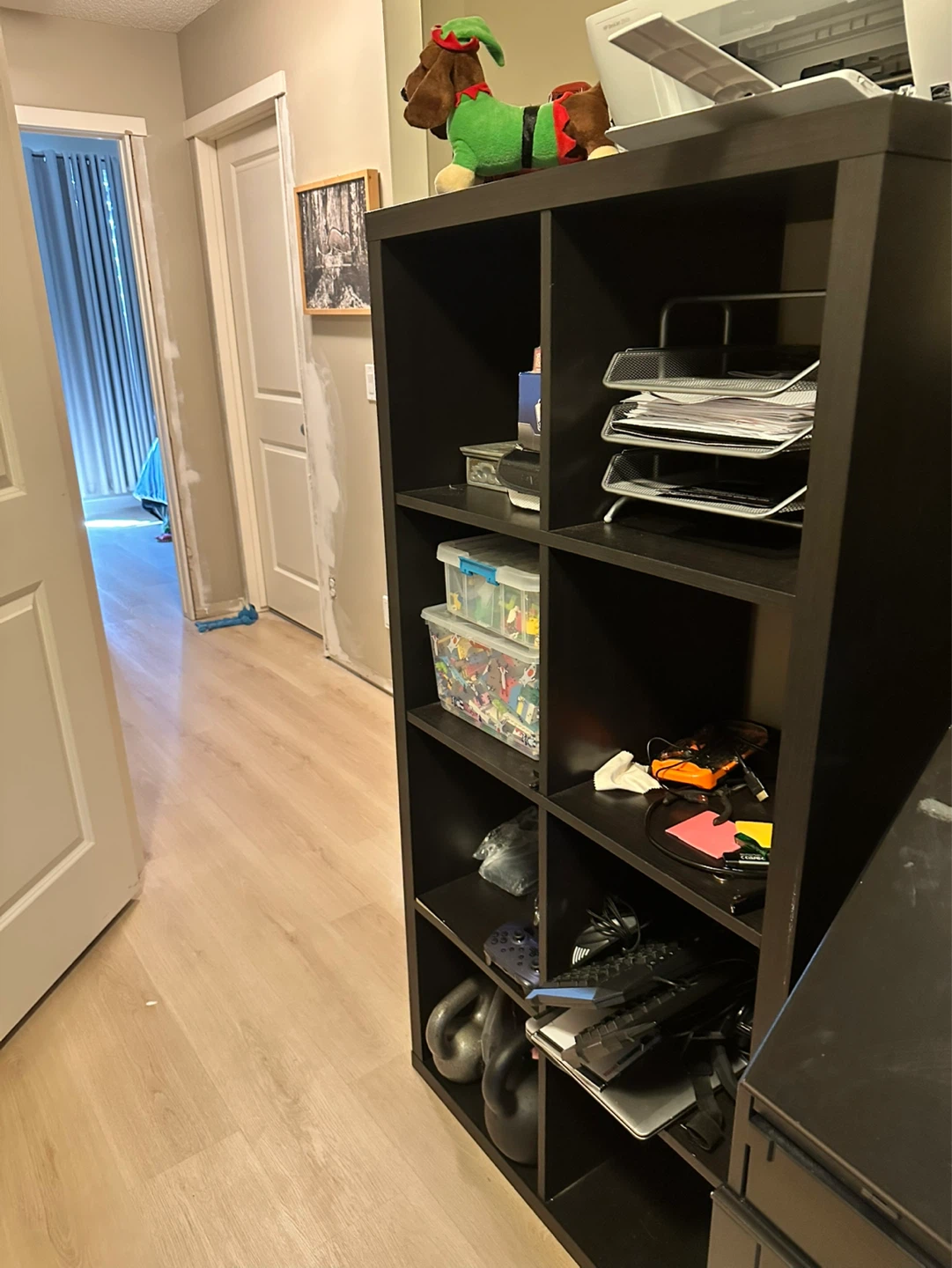 Dark Brown Cube Shelf Unit - photo 2
