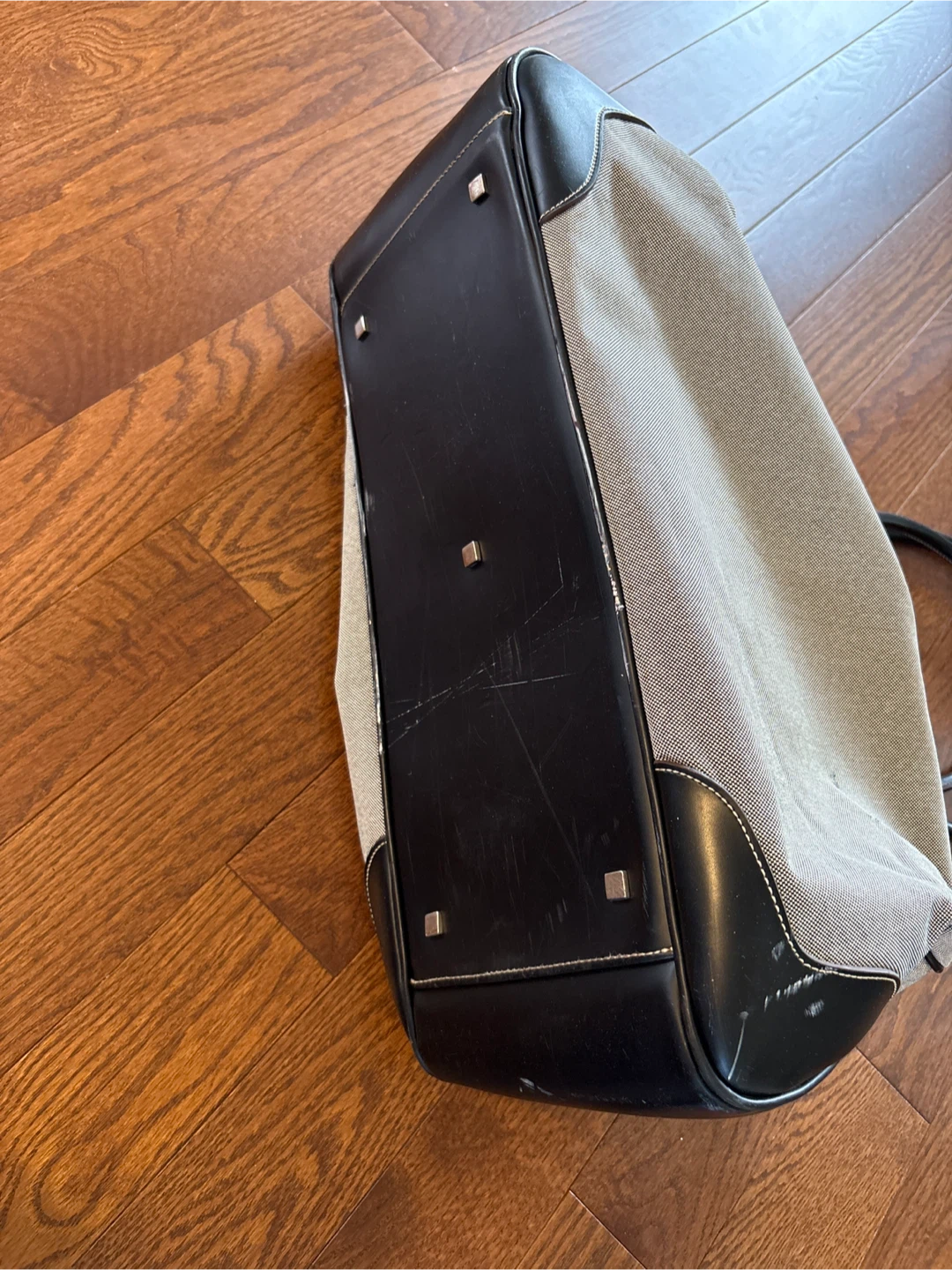 Nine West Grey and Black Tote Bag - photo 3