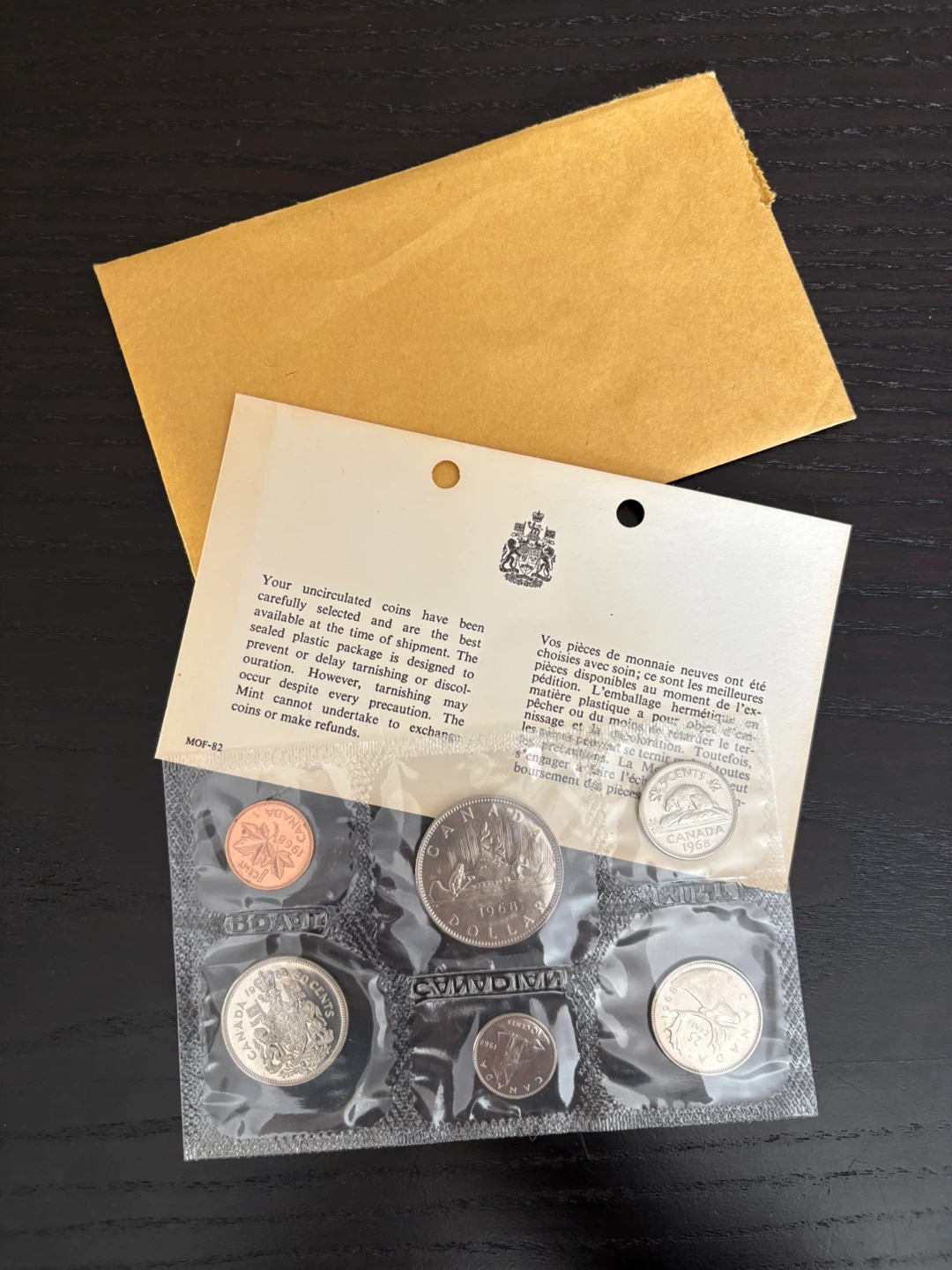 1968 Canadian Uncirculated Coin Set - photo 3