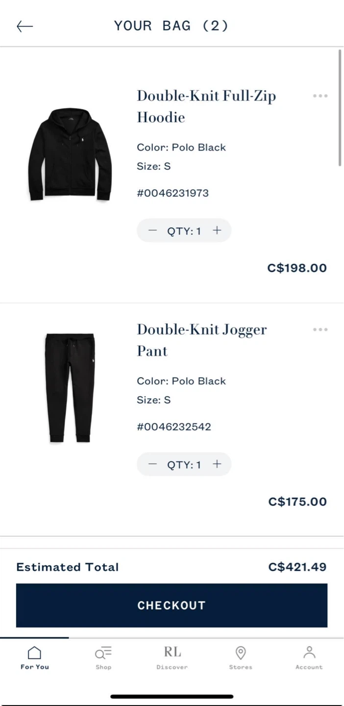 Polo Ralph Lauren Full-Zip Hoodie & Jogger Pants Set - Black - photo 4