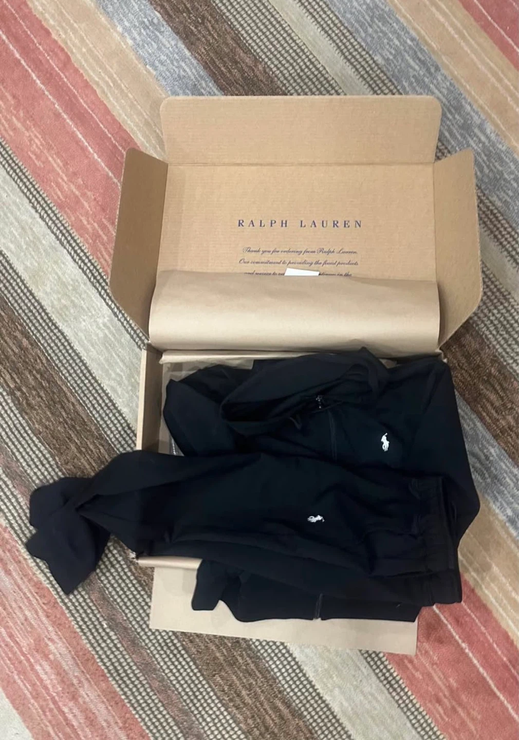 Polo Ralph Lauren Full-Zip Hoodie & Jogger Pants Set - Black - photo 2