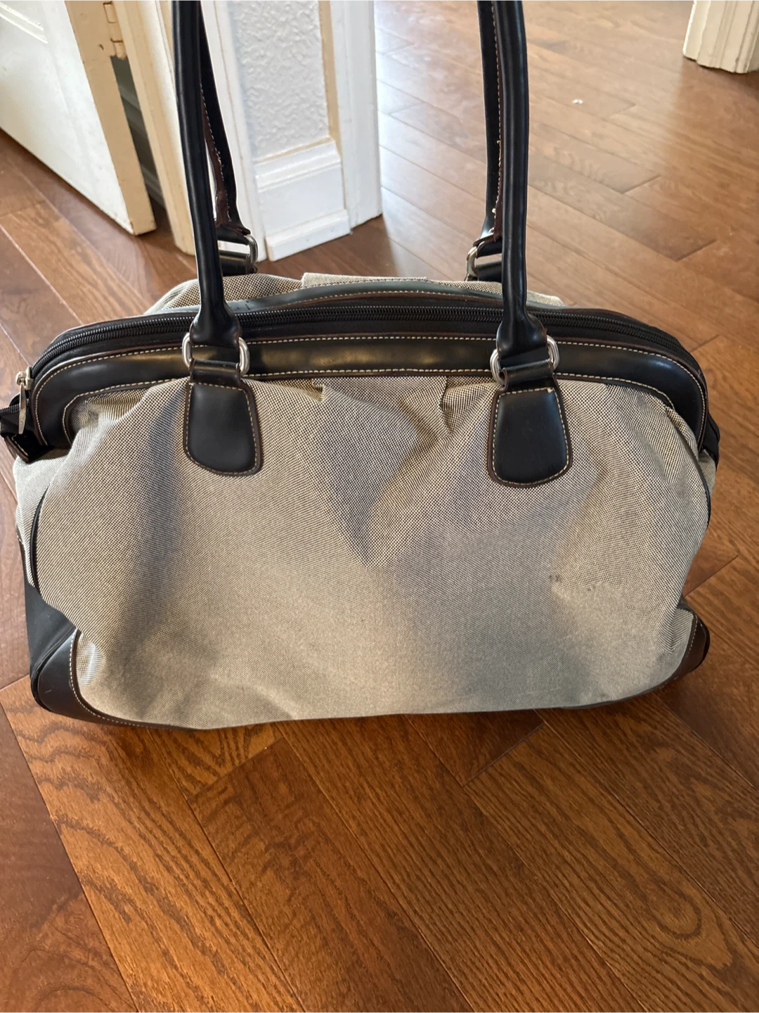 Nine West Grey and Black Tote Bag - photo 5