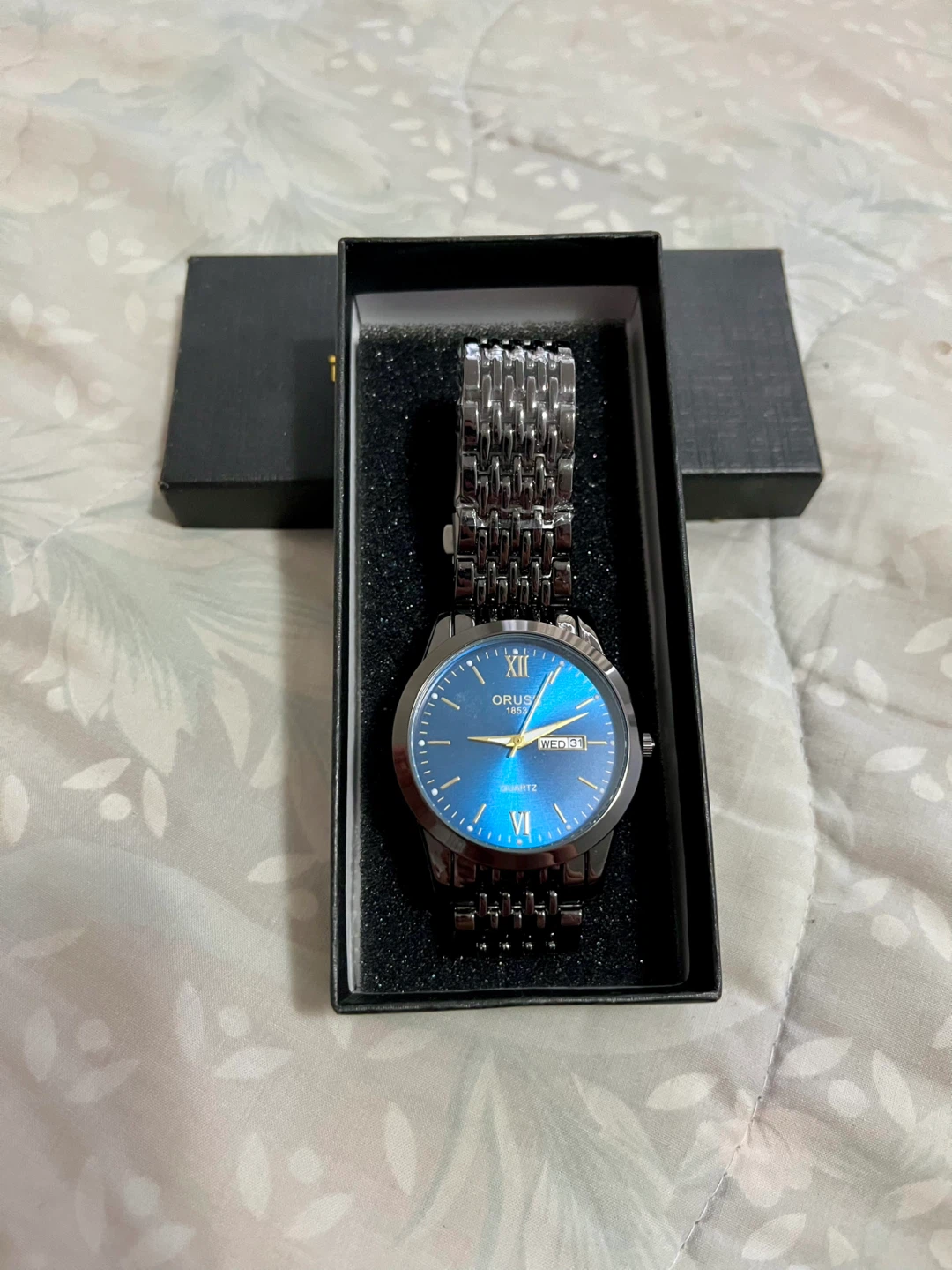 Oruss Quartz Watch with Blue Dial - photo 2