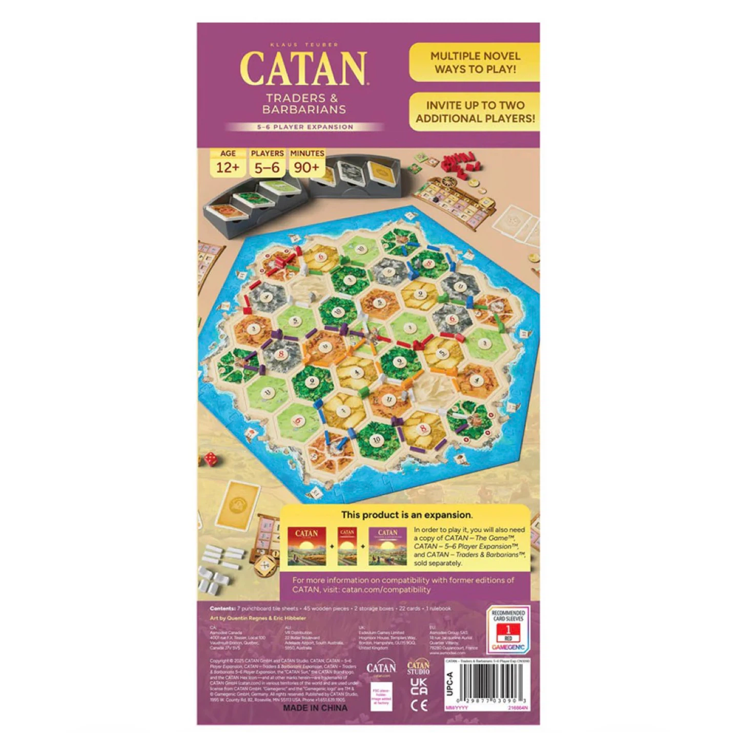 Settlers of Catan Traders & Barbarians 5-6 Player Expansion - photo 2