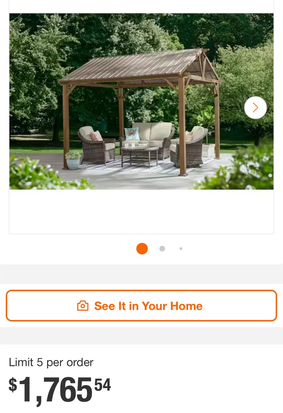 Providence Place 10x10ft Gazebo - photo 3