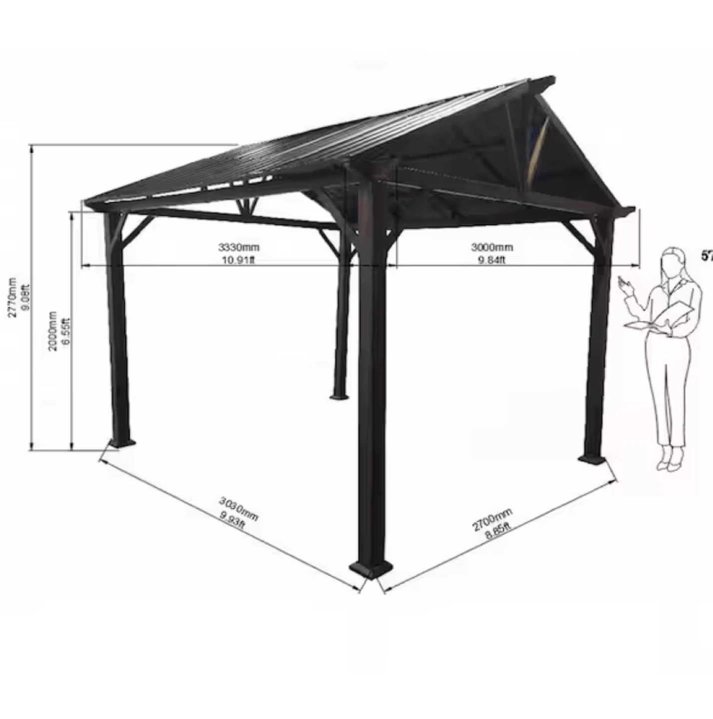 Providence Place 10x10ft Gazebo - photo 2