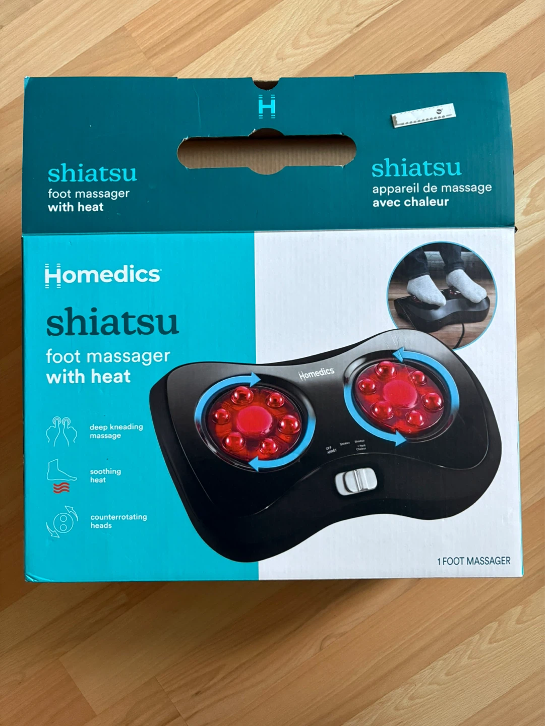 Homedics Shiatsu Foot Massager with Heat