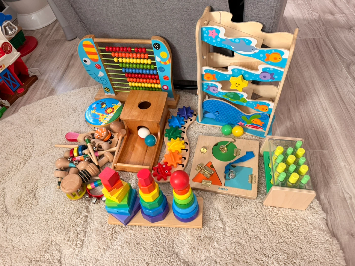 Assorted Wooden Toddler Toys - photo 2