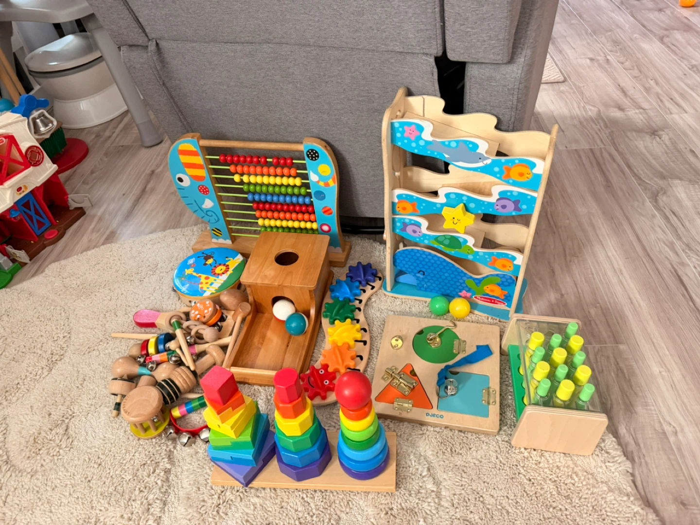 Assorted Wooden Toddler Toys - photo 3
