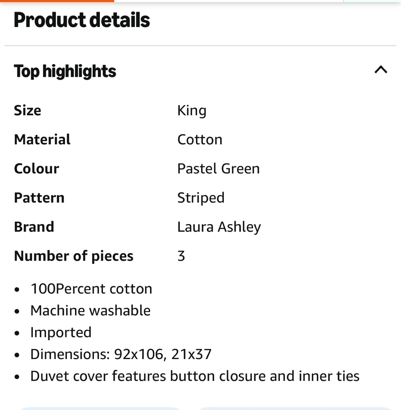 Laura Ashley King Duvet Cover Set - Pastel Green - photo 5