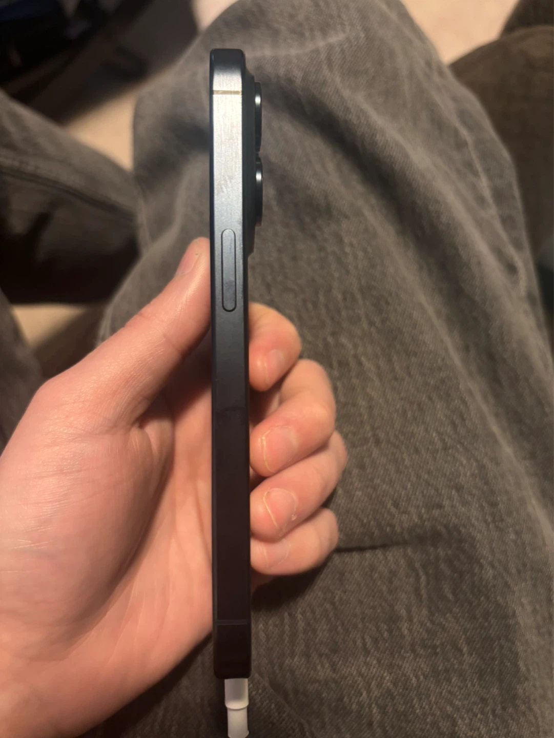 Apple iPhone 15 pro 128gb blue titanium like new - photo 5