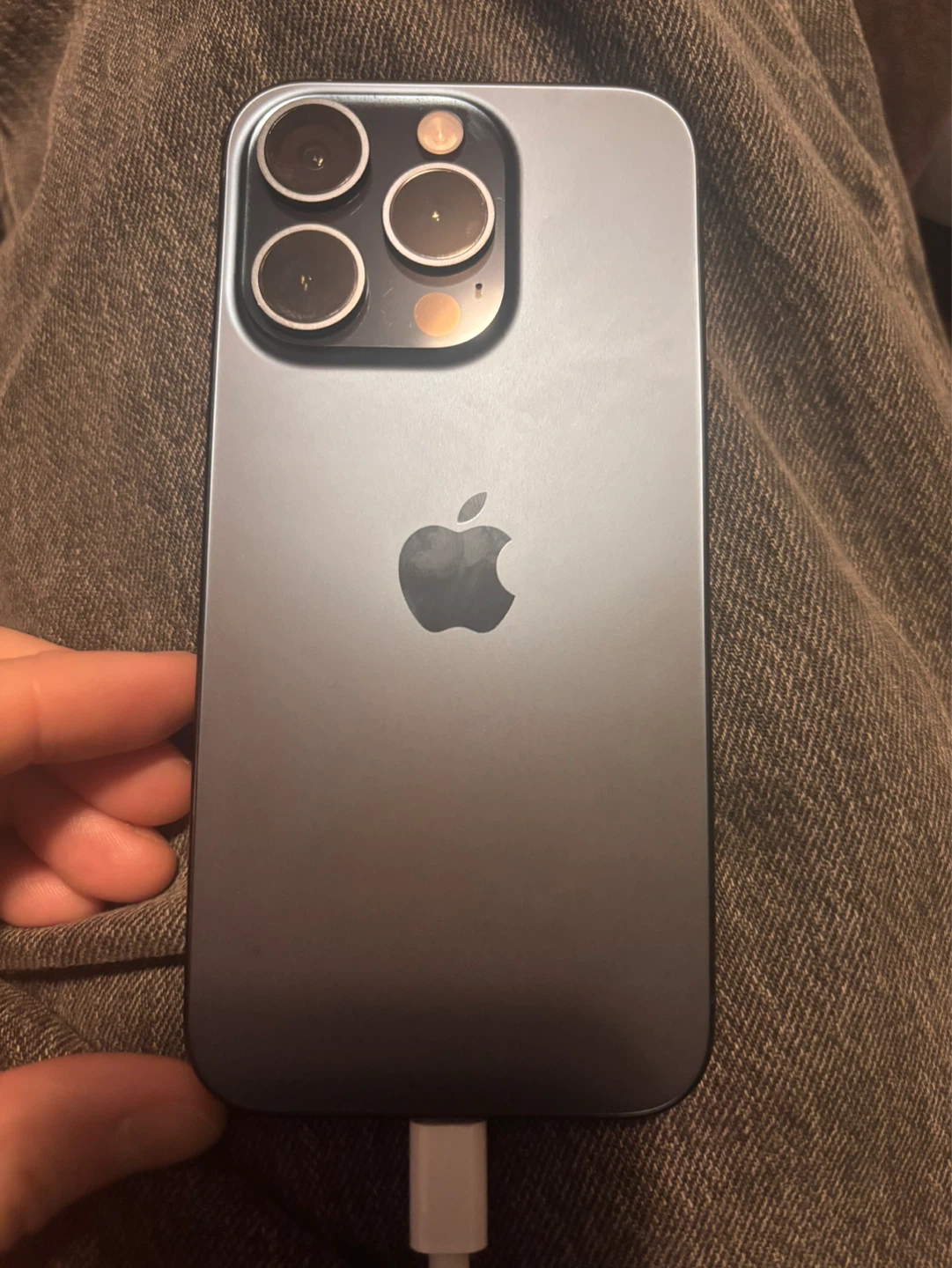 Apple iPhone 15 pro 128gb blue titanium like new - photo 2