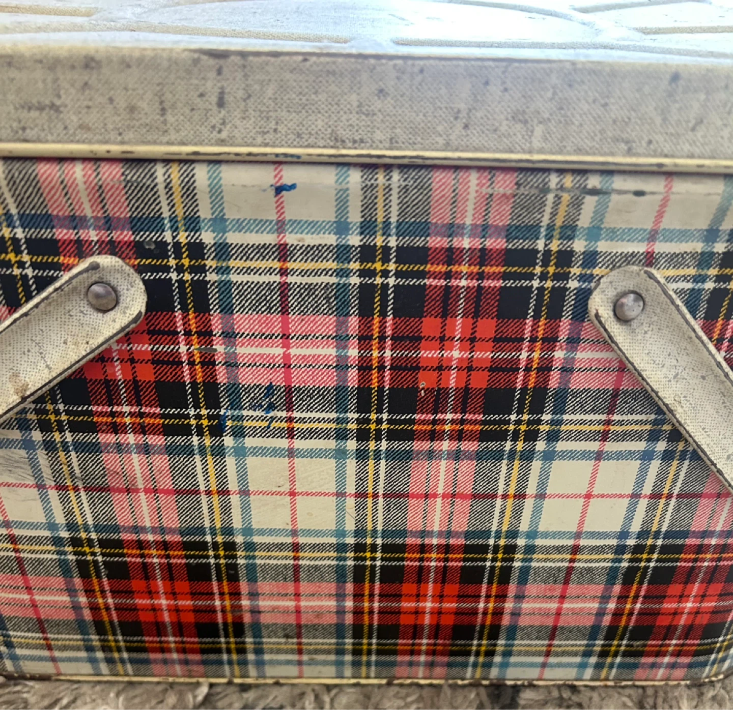 Vintage GSW Metal Picnic Basket - photo 2