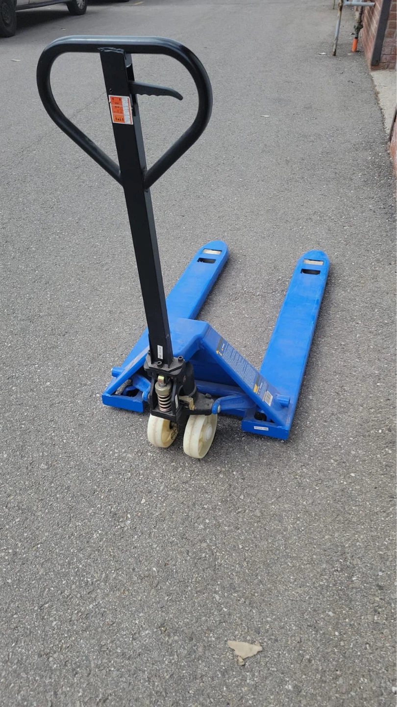 Blue Pallet Jack Truck