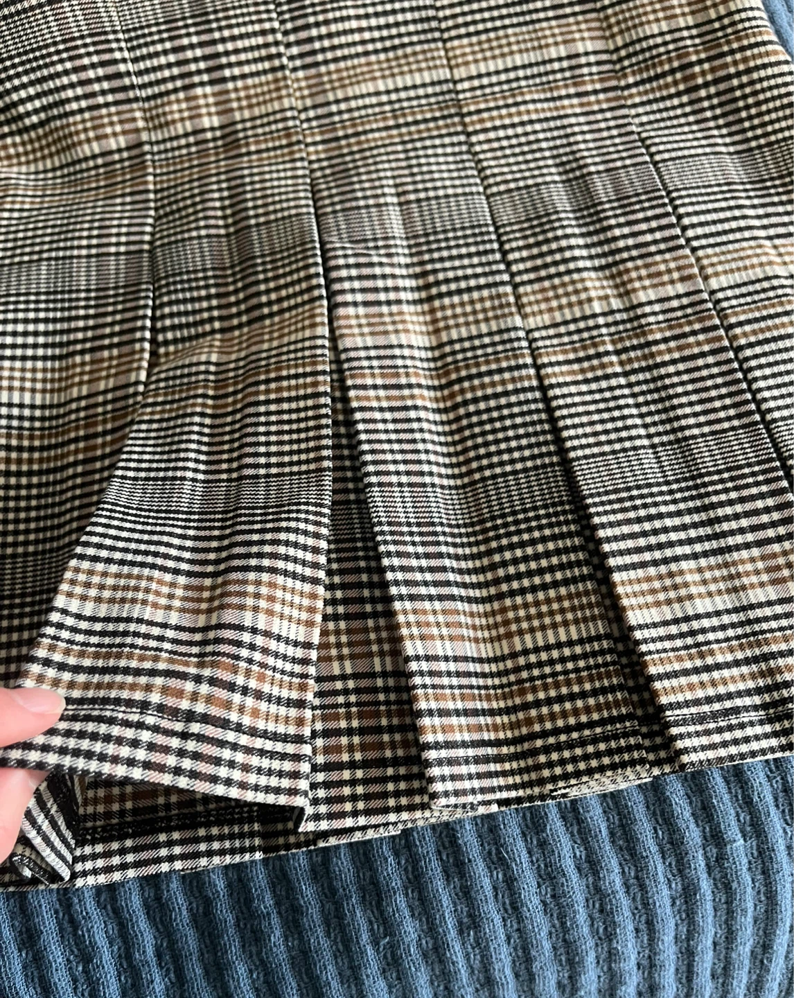 🆕Shinesstar Plaid Pleated Skirt - Size S - photo 3