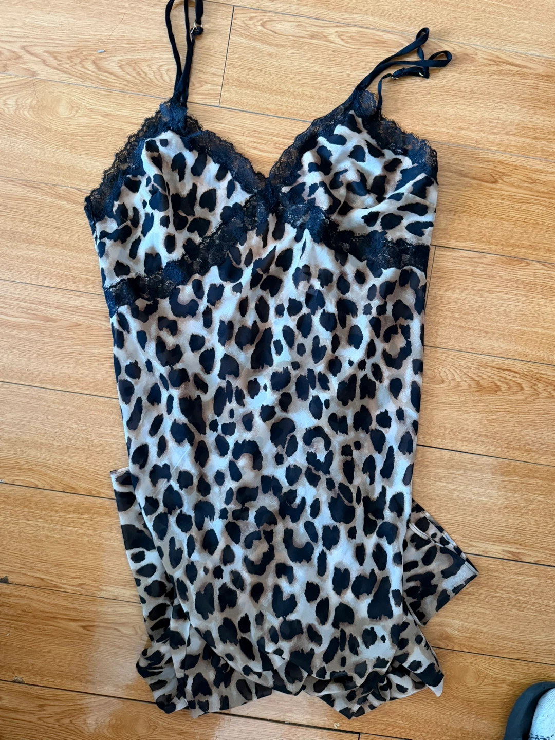 Victoria's Secret Leopard Chiffon Long Slip Dress - photo 2