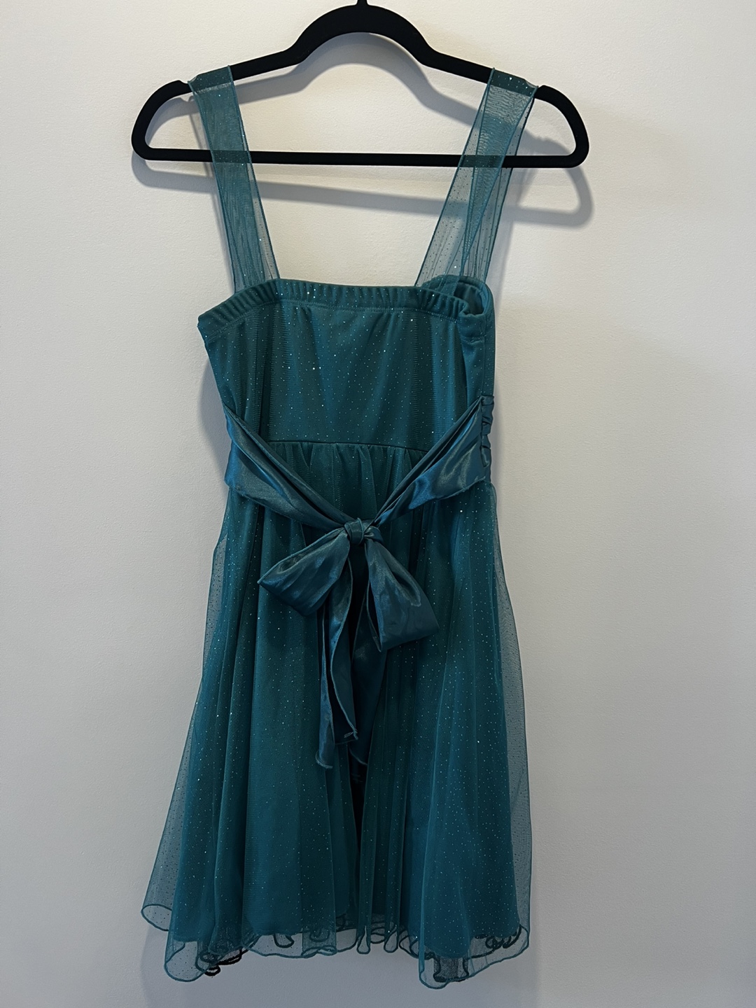 Speechless Girls Teal Sparkle Tulle Dress Size 5 - photo 2
