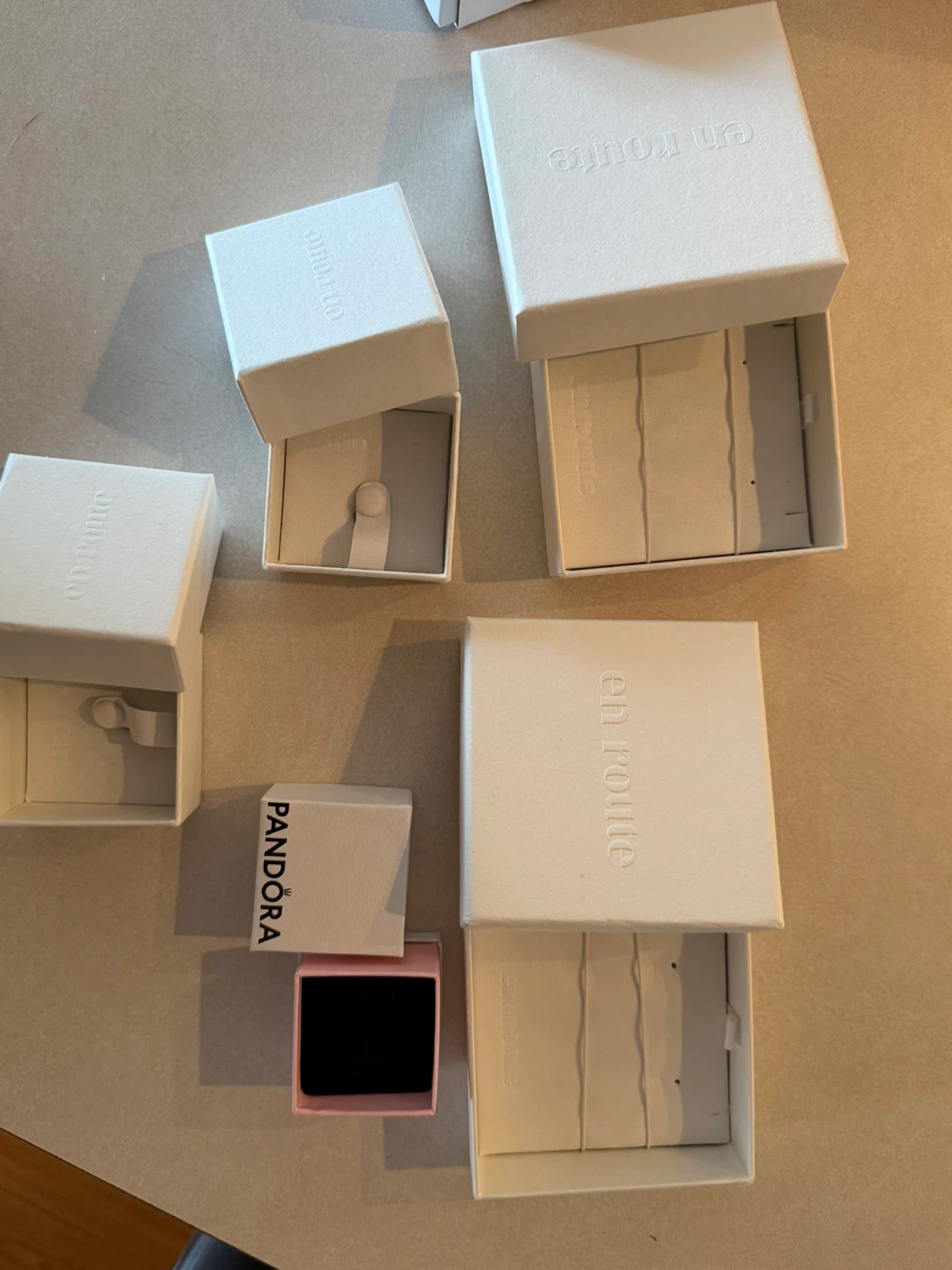 Assorted jewelry boxes