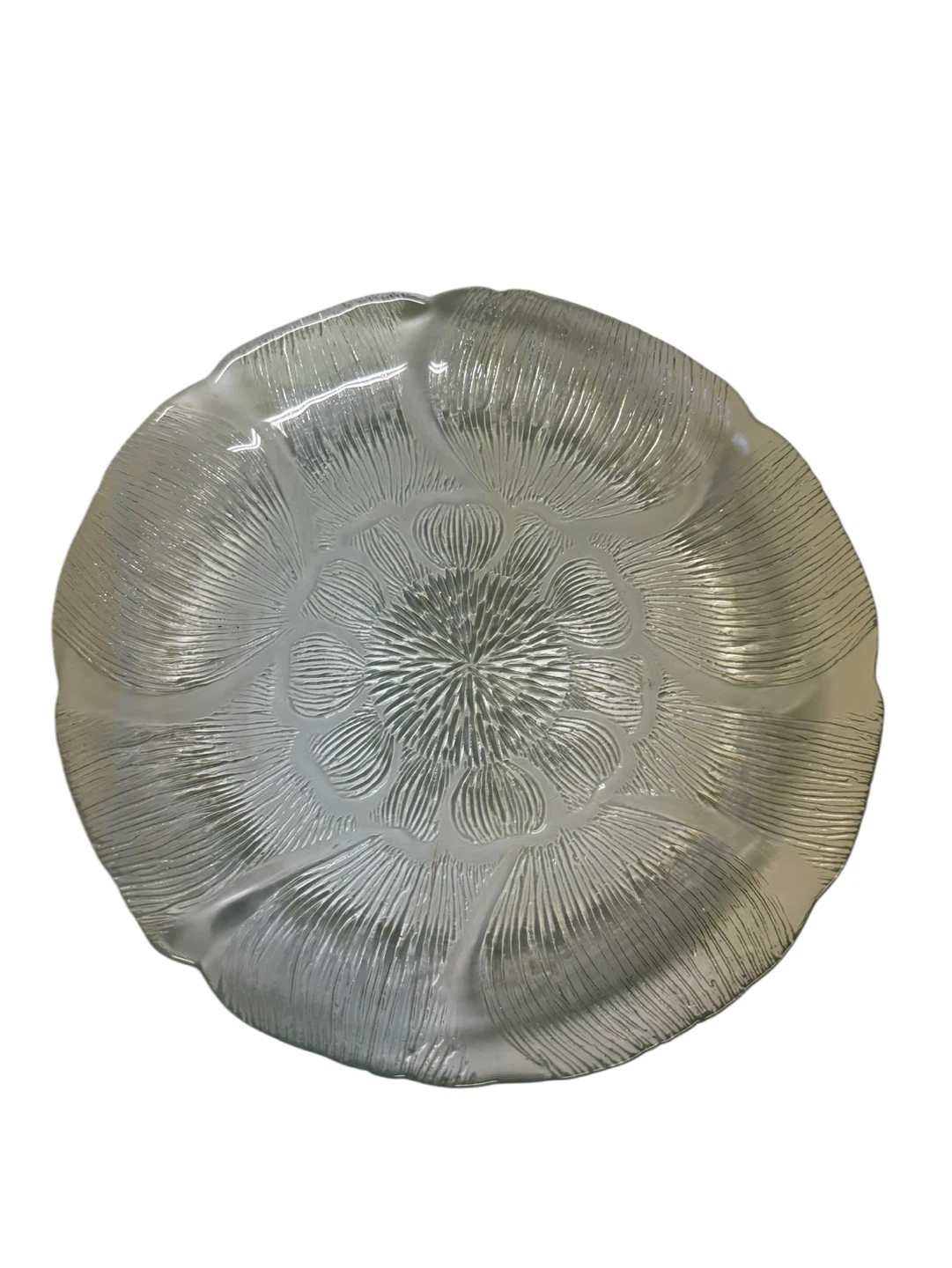 Arcoroc France “Fleur” Pattern Glass Set 10 Salad Dessert Plates - photo 2