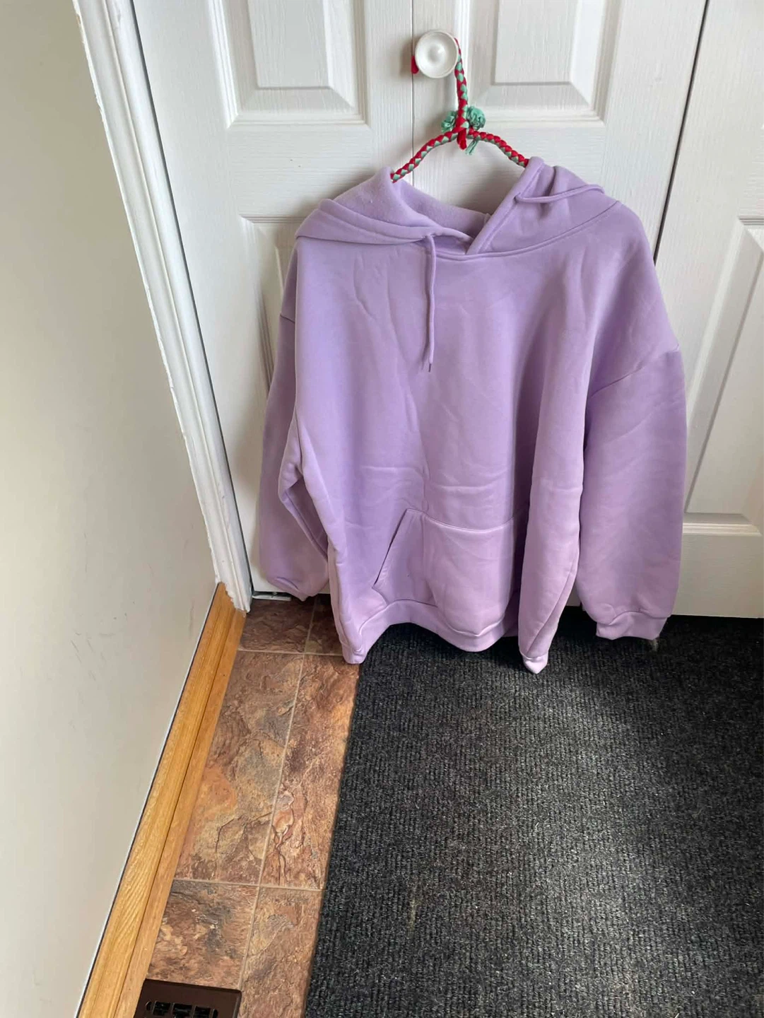 Lilac Rose Graphic Hoodie size 16
