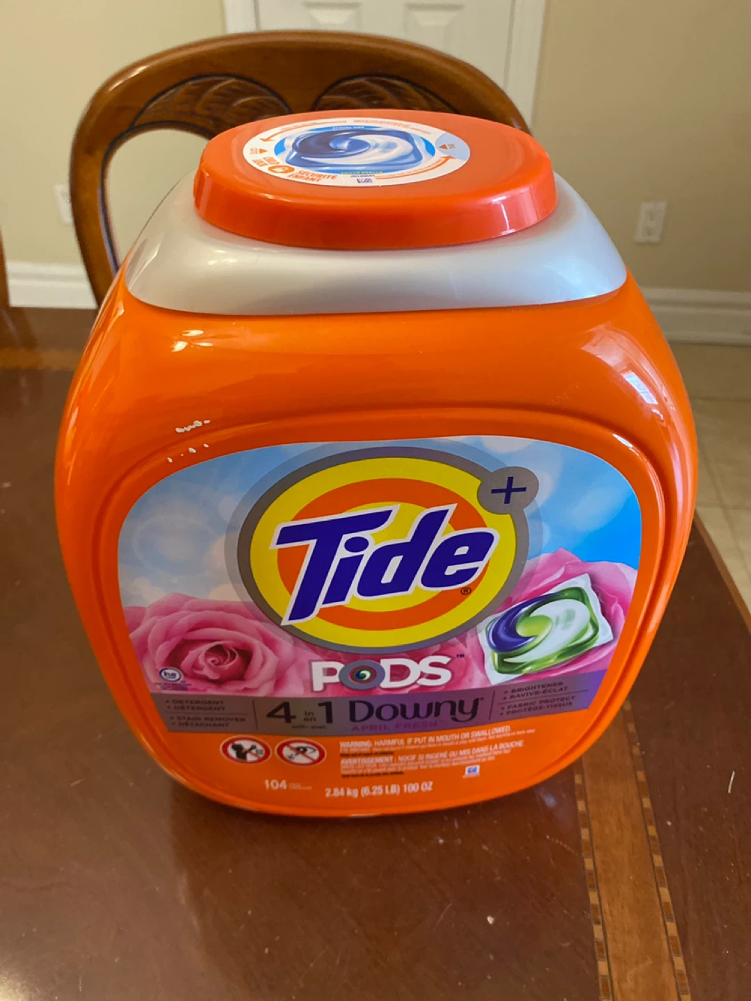 EMPTY BOX of Tide PODS Laundry Detergent
